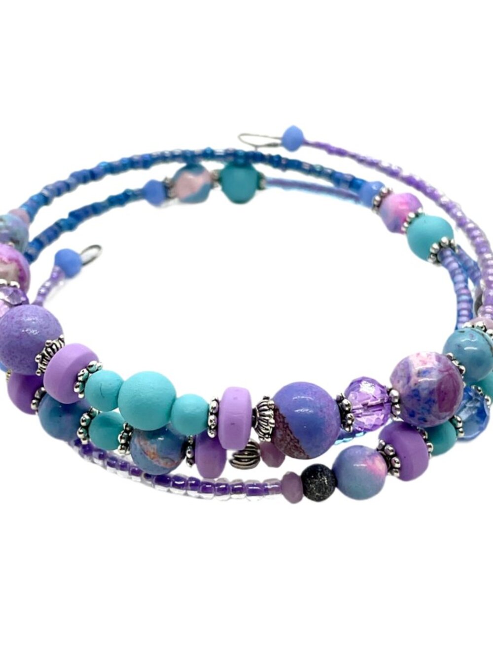 Purple Cotton Blues Bracelet